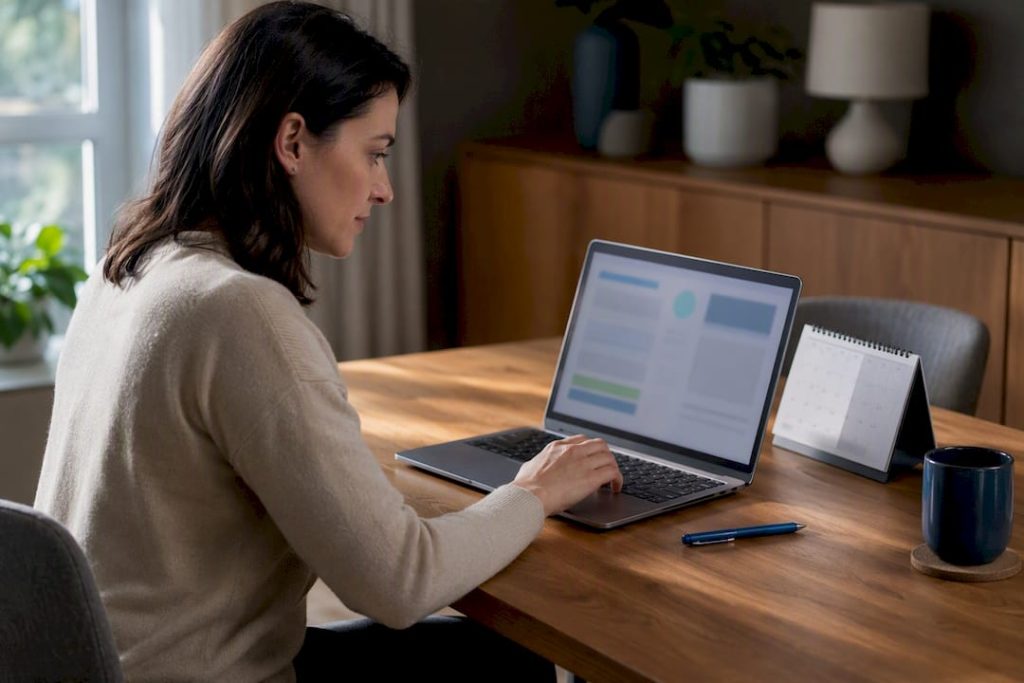 Employee reviewing a paid leave claim