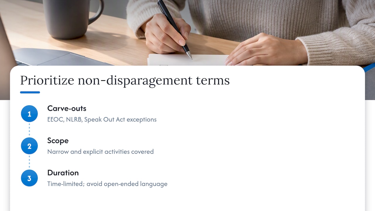 What employees get wrong about non-disparagement clauses — overview diagram