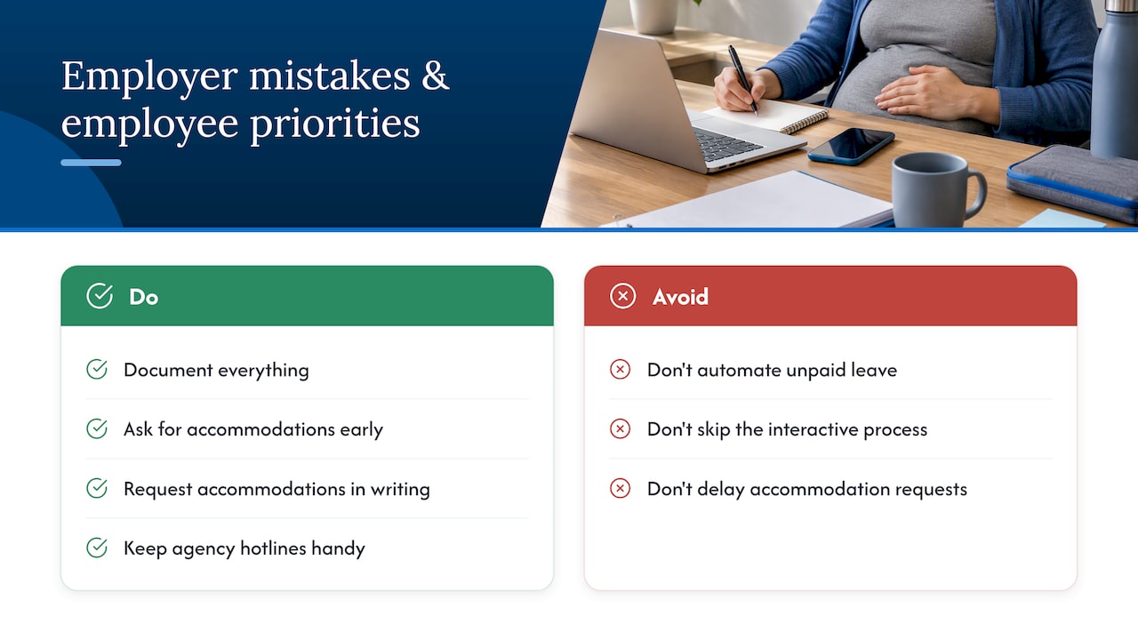 Where employers get it wrong and what employees should prioritize — overview diagram