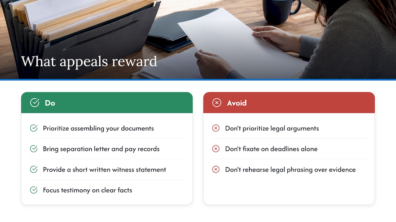 What the appeals process really rewards — overview diagram
