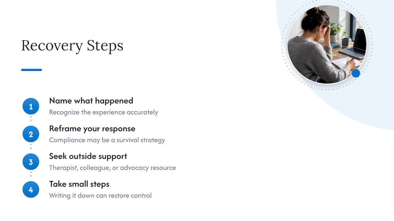The toll quid pro quo harassment takes on well-being — overview diagram